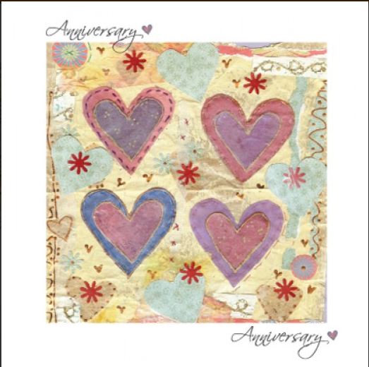 Anniversary Hearts Card - The Christian Gift Company
