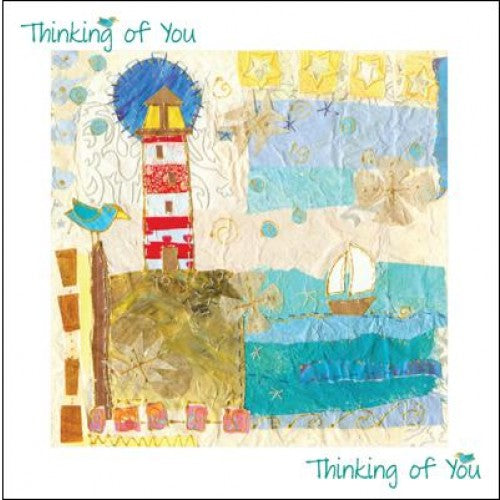 Thinking of You Card - Lighthouse - The Christian Gift Company