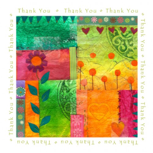 Colourful Thank You Card - The Christian Gift Company
