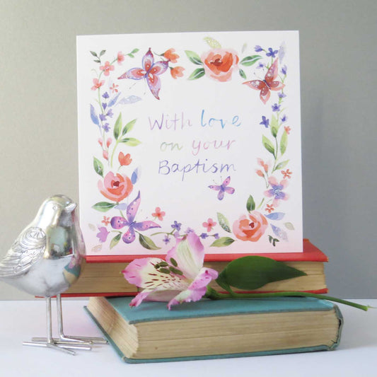 With Love on Your Baptism Card - The Christian Gift Company
