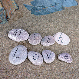 With Love Pebble Card - The Christian Gift Company