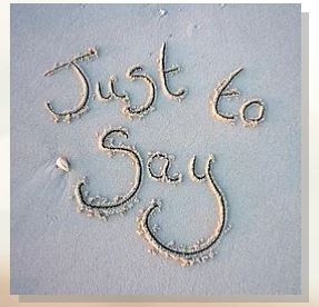 Just to Say Sand Card - The Christian Gift Company