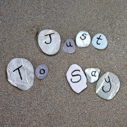 Just to Say Sand Card - The Christian Gift Company
