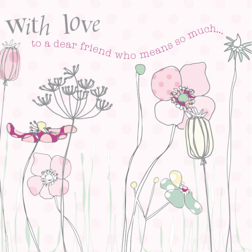 With Love to a Dear Friend Card - The Christian Gift Company
