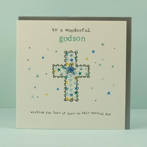 Wonderful Godson Card - The Christian Gift Company
