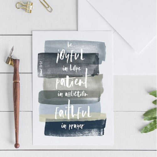 Be Joyful In Hope Card A6 - The Christian Gift Company