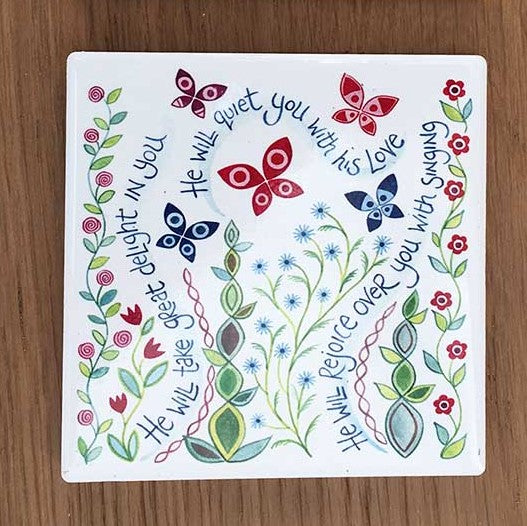 Hannah Dunnett Coaster Square - Great Delight - The Christian Gift Company
