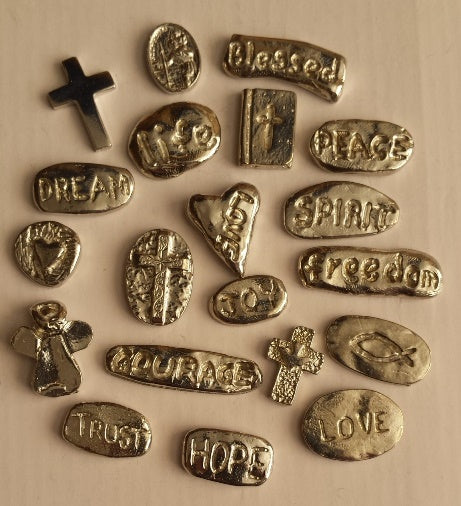 Pewter Token Shapes - The Christian Gift Company