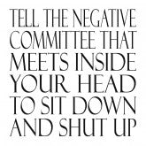 Tell The Negative Committee Notebook - The Christian Gift Company