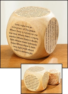 Large Traditional Prayers Cube - The Christian Gift Company