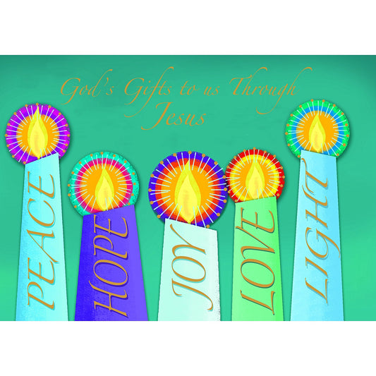 Christmas Cards 10 Pack - God's Gifts - The Christian Gift Company