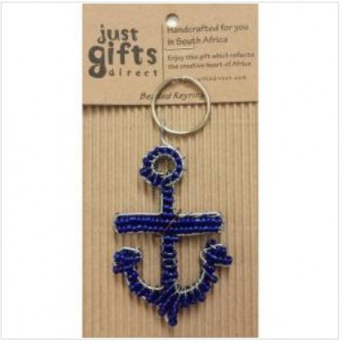 Beaded Anchor Keyring - The Christian Gift Company