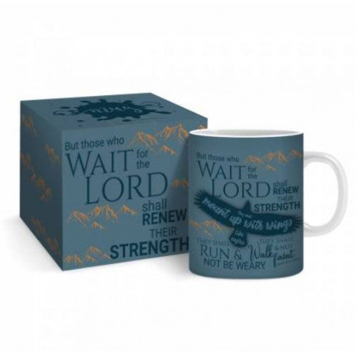 Boxed Mug - Wings Like Eagles - The Christian Gift Company