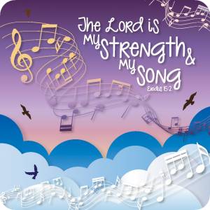 Coaster - Strength And Song - The Christian Gift Company