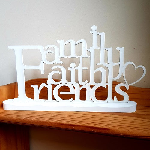 Faith Family Friends Table Top - The Christian Gift Company