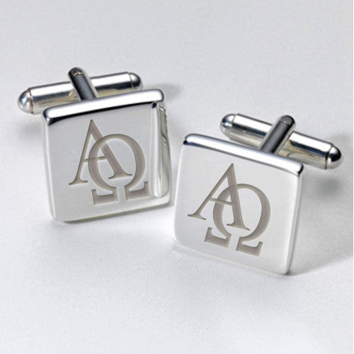 Alpha & Omega Cufflinks - The Christian Gift Company