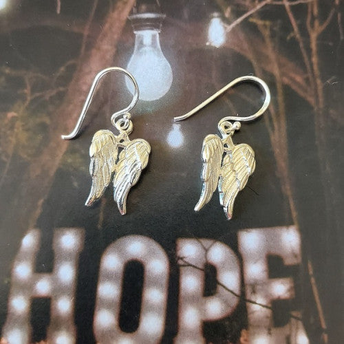 Angel Wing Earrings - The Christian Gift Company