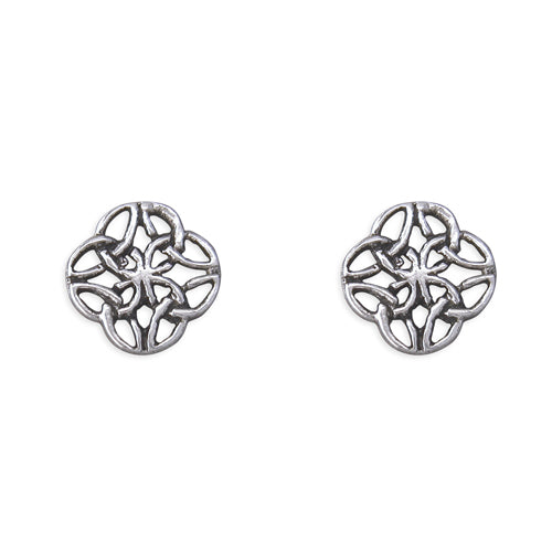 Celtic Rose Knot Stud Earrings - The Christian Gift Company