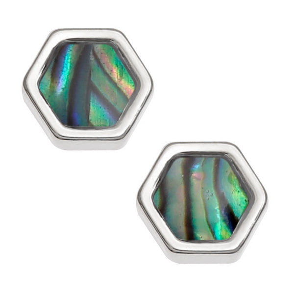 Single honeycomb earring - The Christian Gift Company