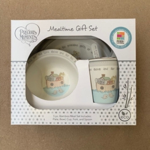 Bamboo Noah's Ark Baby Dinnerware Gift Set - The Christian Gift Company