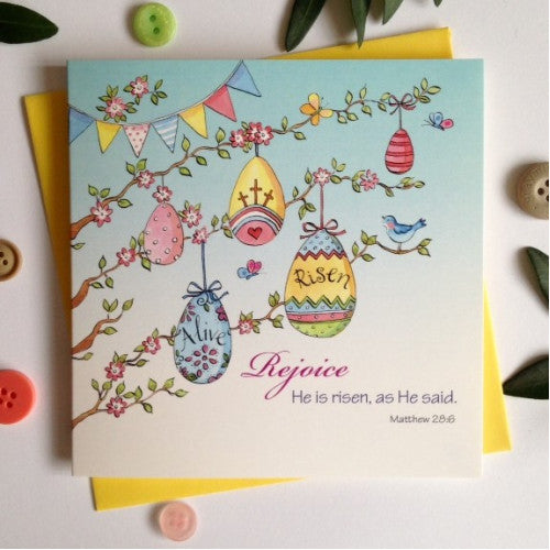Easter Card Pack Of 5 Rejoice - The Christian Gift Company
