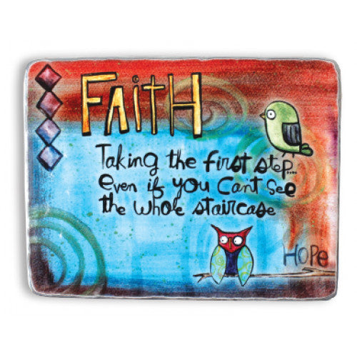 Faith Metal Sign - The Christian Gift Company