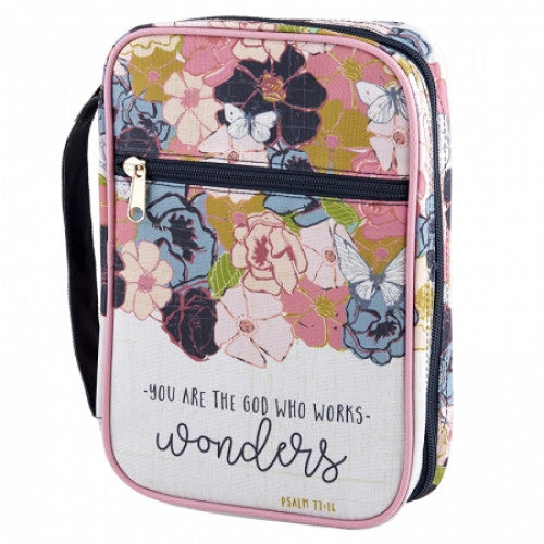 Bible Cover God Works Wonders - The Christian Gift Company
