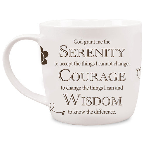 Cream Ceramic Serenity Mug - The Christian Gift Company