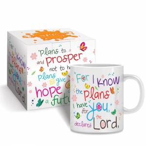 Boxed Mug - I Know the Plans - The Christian Gift Company