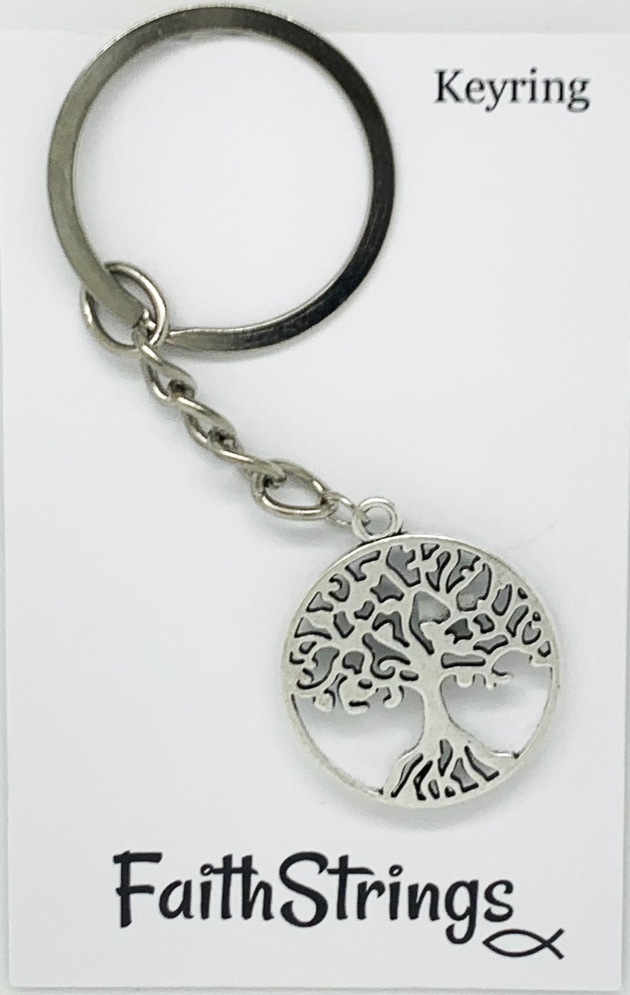 Metal keyring - Tree of Life - The Christian Gift Company