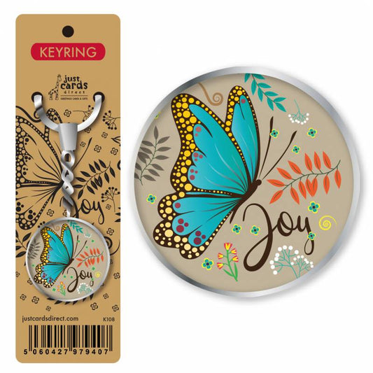 Butterfly Joy Keyring - The Christian Gift Company