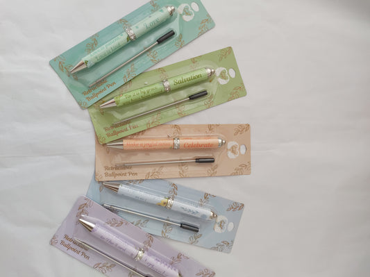 Assorted pens with refill - The Christian Gift Company