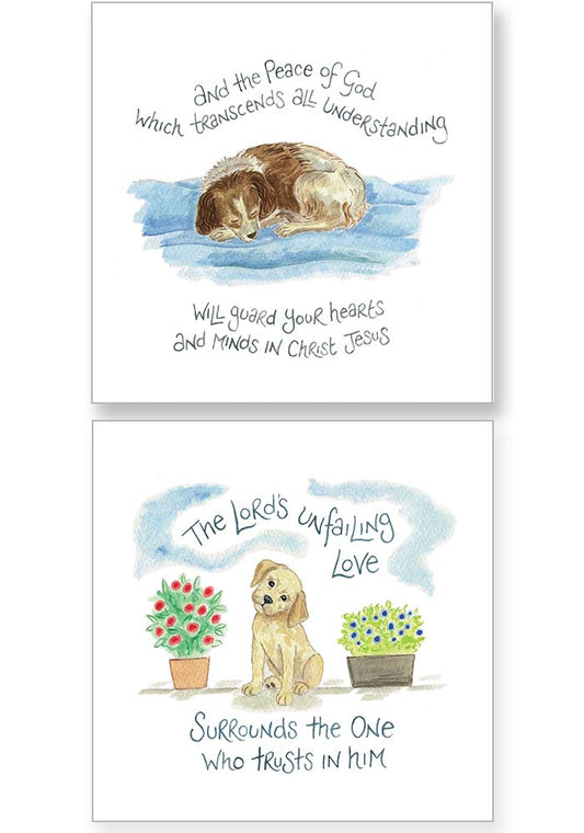 Lord's unfailing love/Peace of God Notecards - The Christian Gift Company