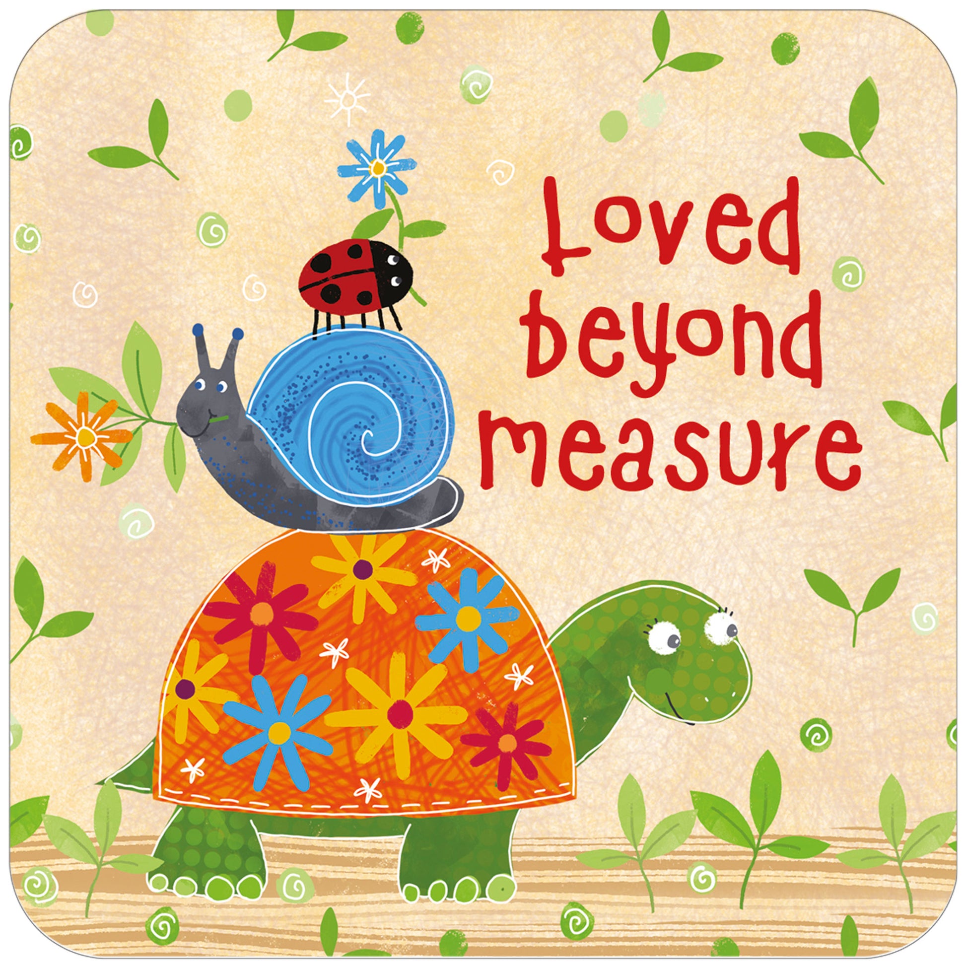 Loved Tortoise coaster - The Christian Gift Company
