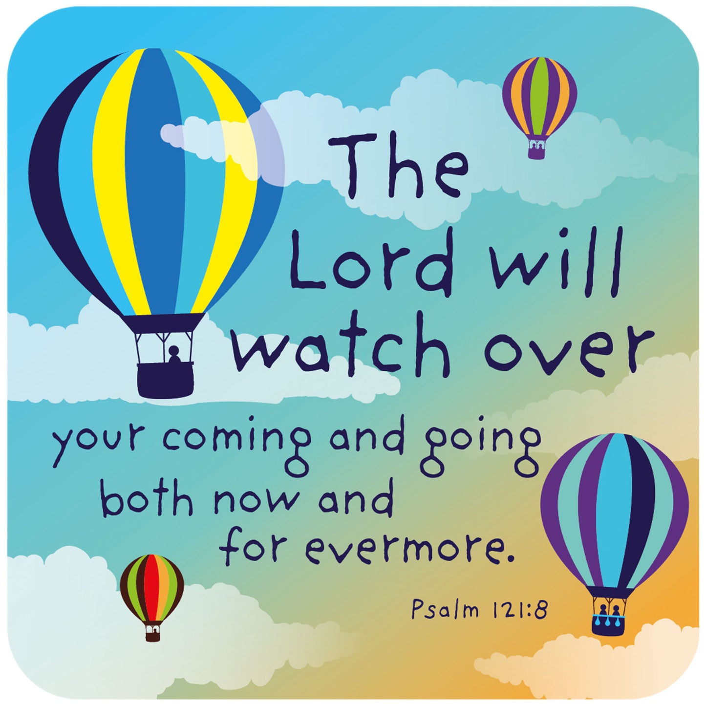 Watch over you coaster - The Christian Gift Company