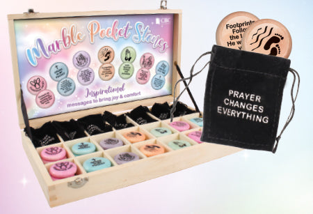 Marble Pocket Stones - The Christian Gift Company