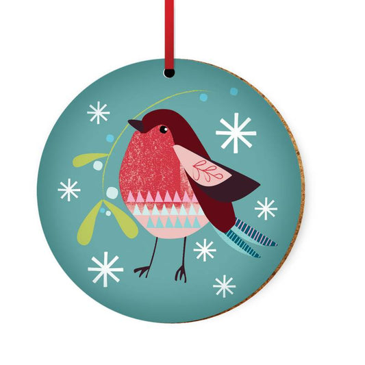 Robin Ceramic Christmas Decoration - The Christian Gift Company