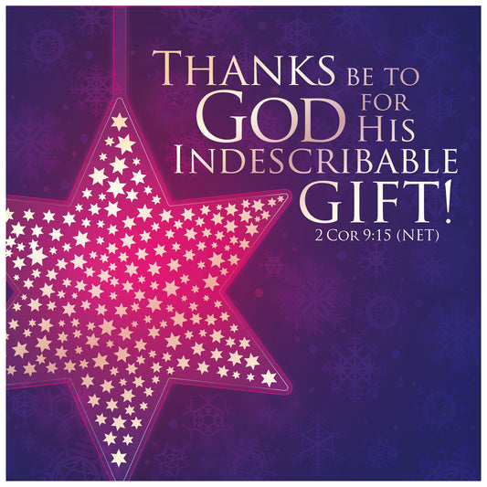 Thanks be to God Luxury Christmas Cards (pack of 10) - The Christian Gift Company