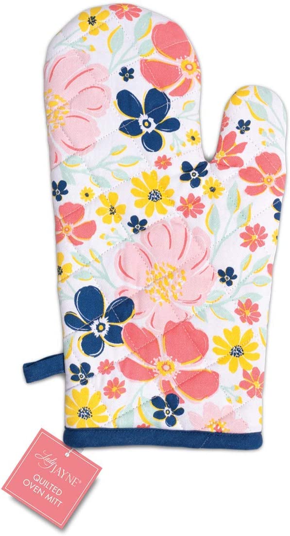 Oven mitt - White wildflower - The Christian Gift Company