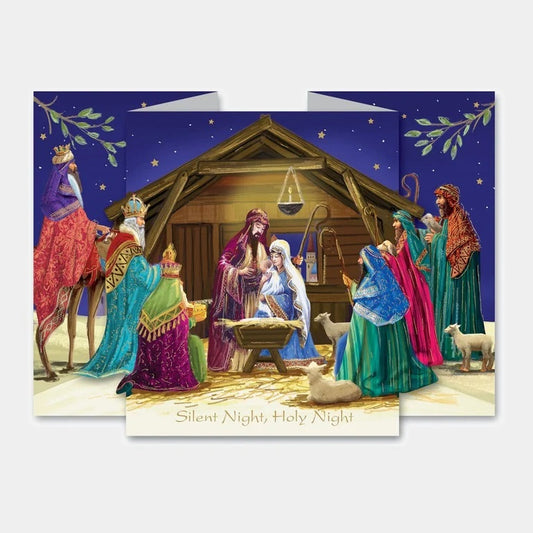 Silent Night Tri-Fold - The Christian Gift Company