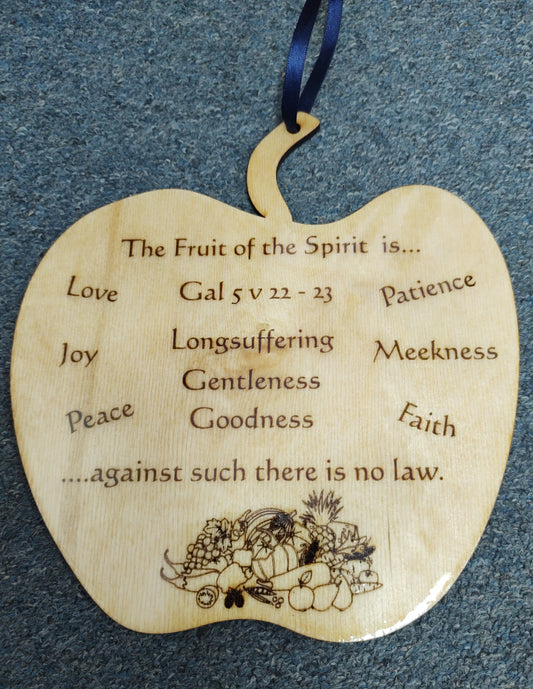 Fruit of the Spirit plaque - The Christian Gift Company