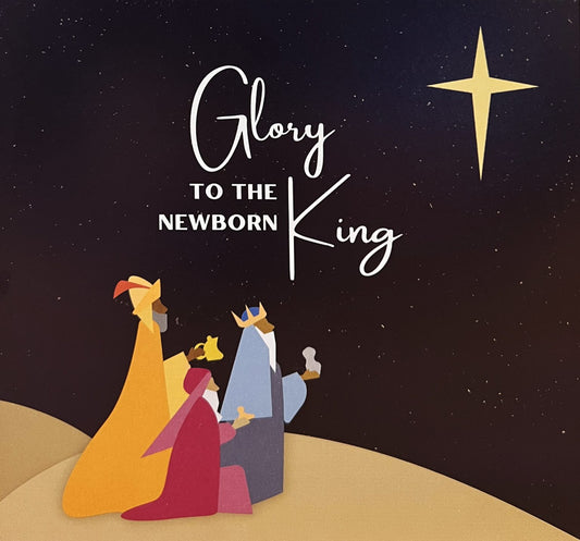 fb-Glory to the Newborn King – Pack of 10 - The Christian Gift Company