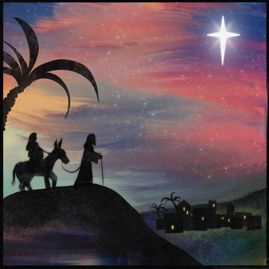 fb-Donkey Silhouette – Pack of 10 - The Christian Gift Company