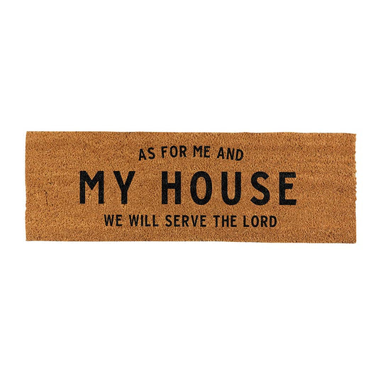 Doormat – As For Me & My House - The Christian Gift Company