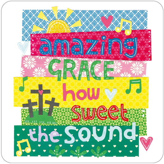 Amazing grace coaster - The Christian Gift Company