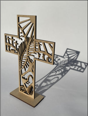 Easter Cross Laser cut - The Christian Gift Company