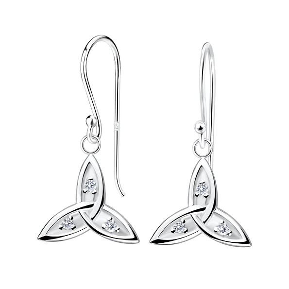 Sterling Silver Celtic Earrings - The Christian Gift Company