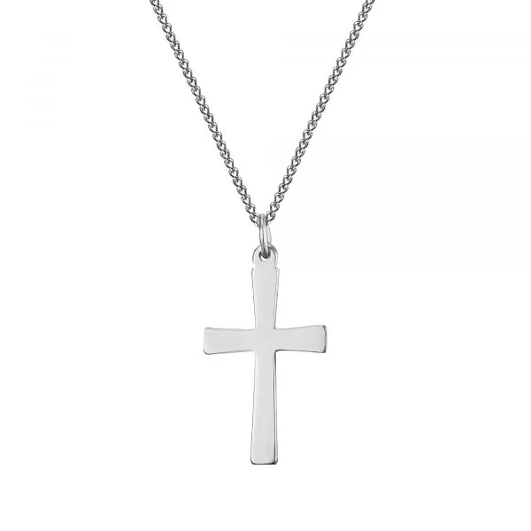 Silver Contemporary Cross - The Christian Gift Company
