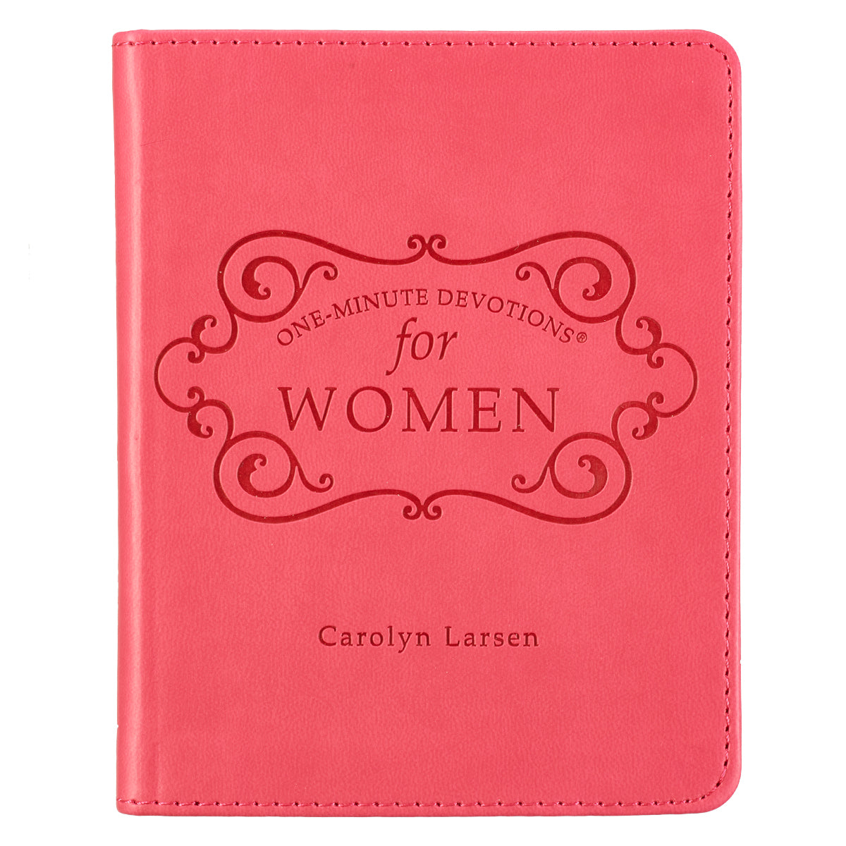 Pink Faux Leather One-minute Devotions for Women Devotional - The Christian Gift Company