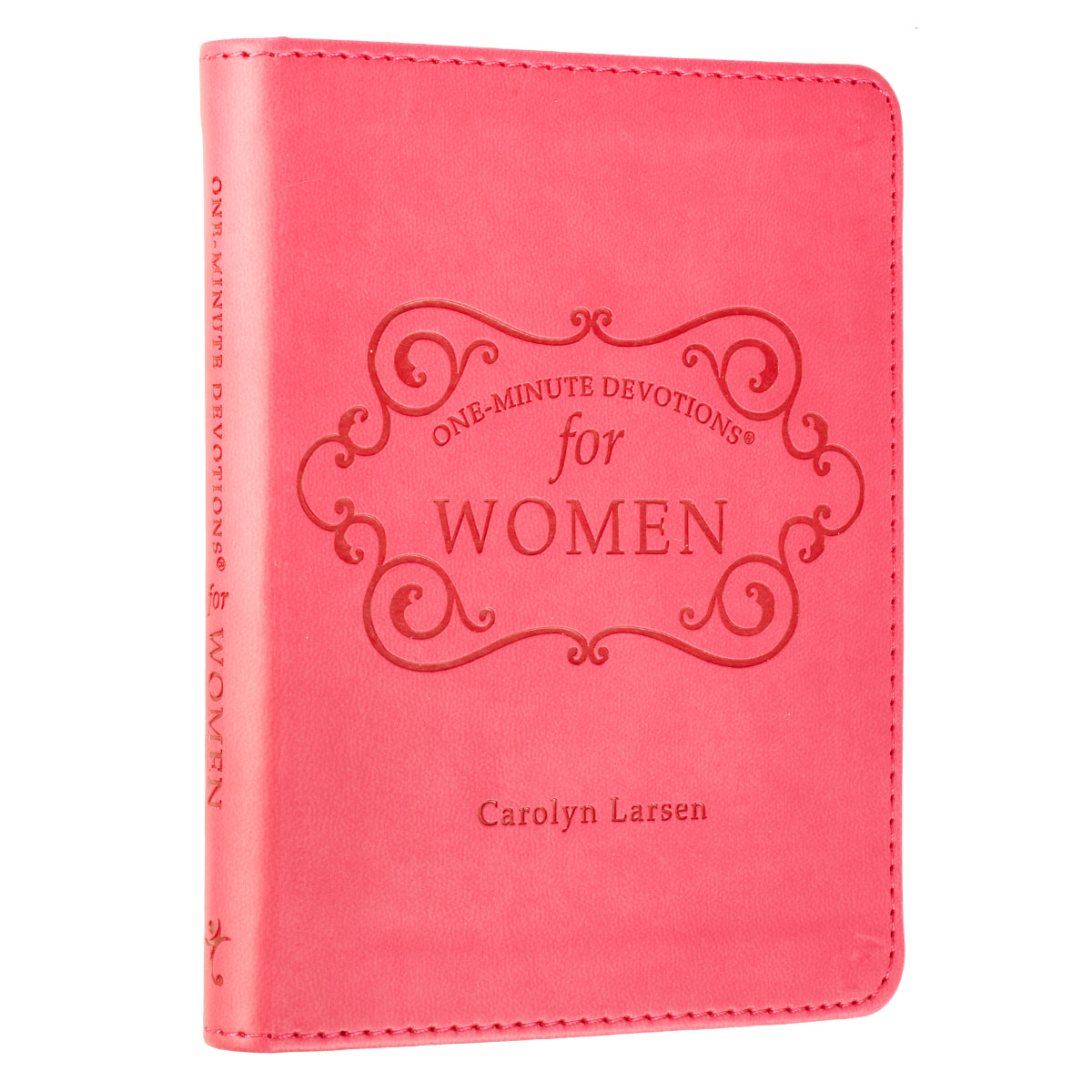 Pink Faux Leather One-minute Devotions for Women Devotional - The Christian Gift Company